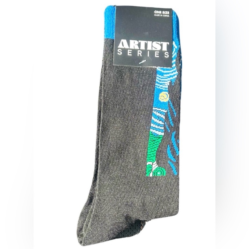 Artist Series Iconic Paintings Graphic Men’s Crew Sock Bundle | 4  Pairs | NWT - Picture 8 of 9